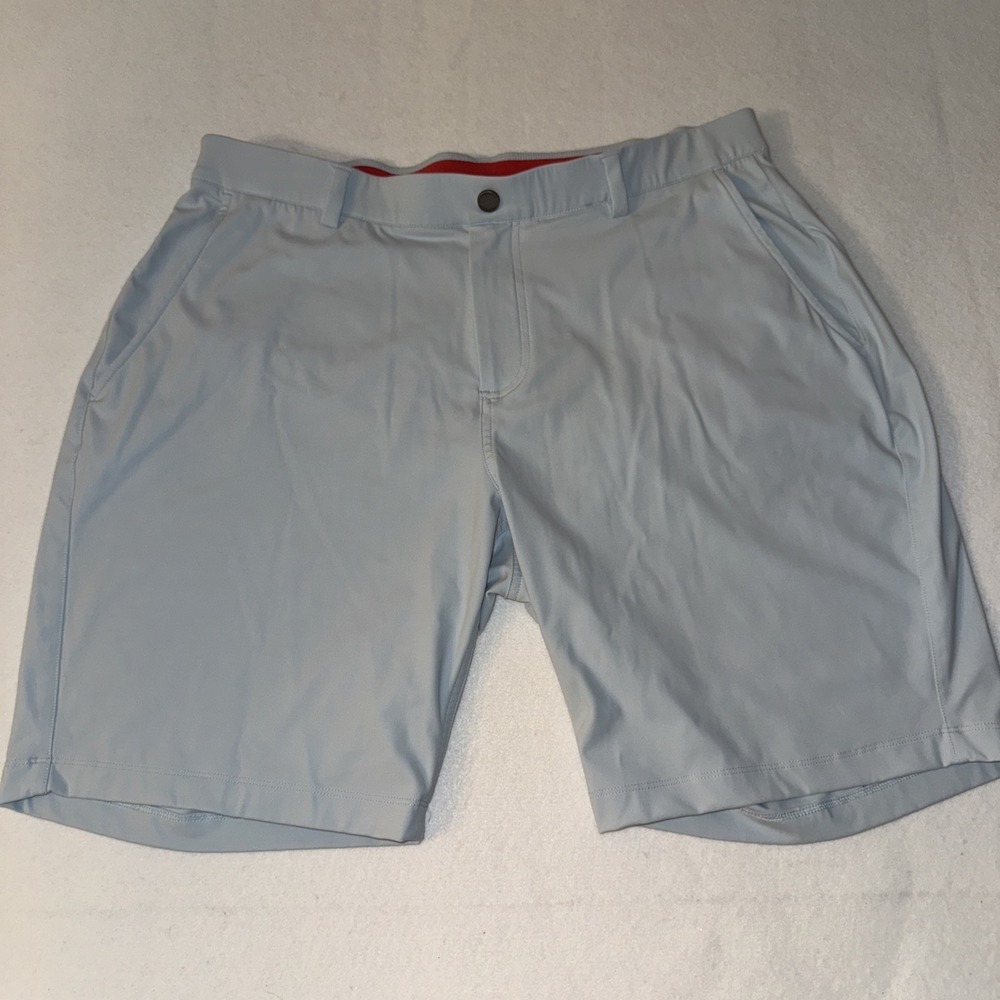 Redvanly Light Baby Blue Golf Performance Shorts /Size Extra Large